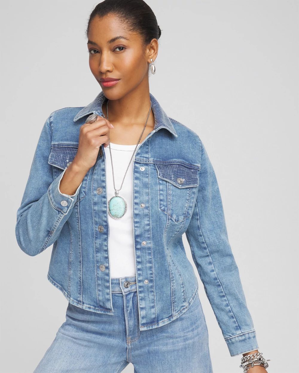 Embellished Denim Jacket | Chico's